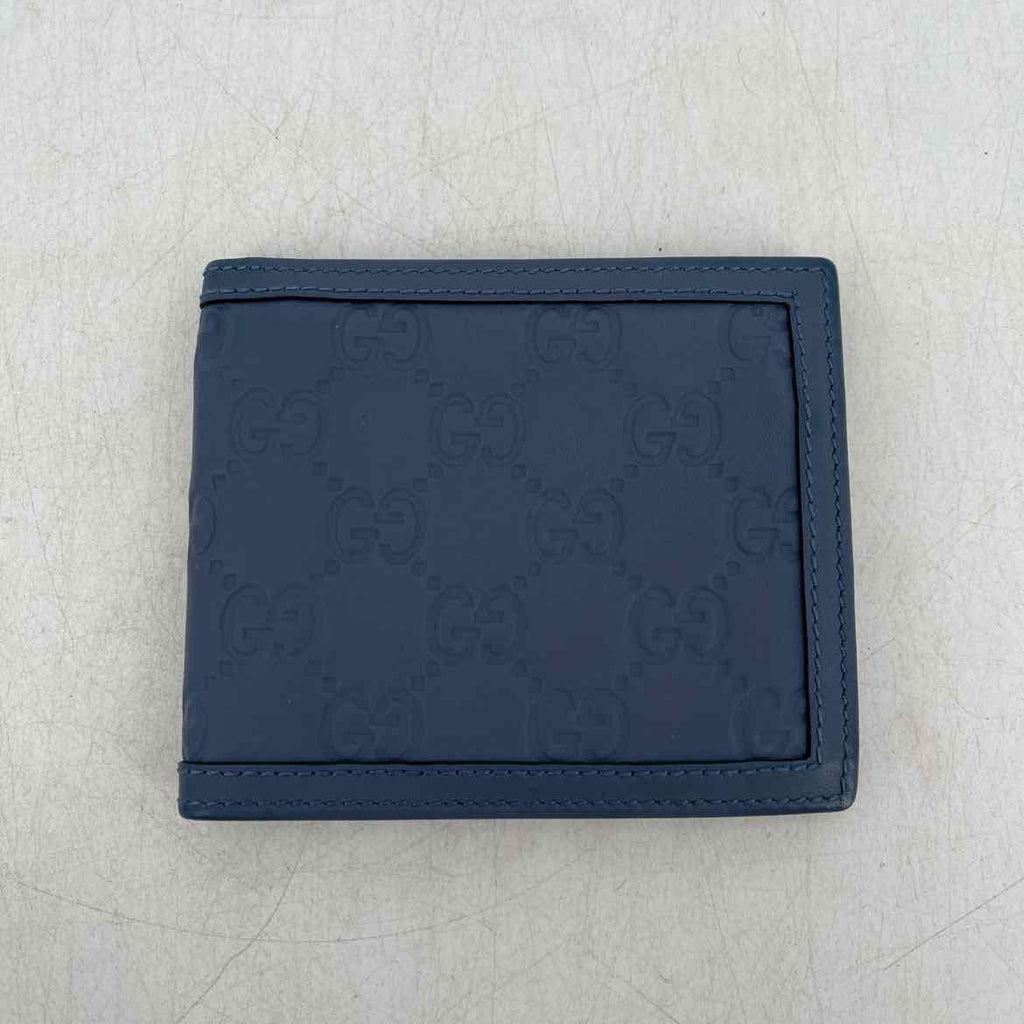 Gucci Wallet "BLUE" Used Blue Wallets