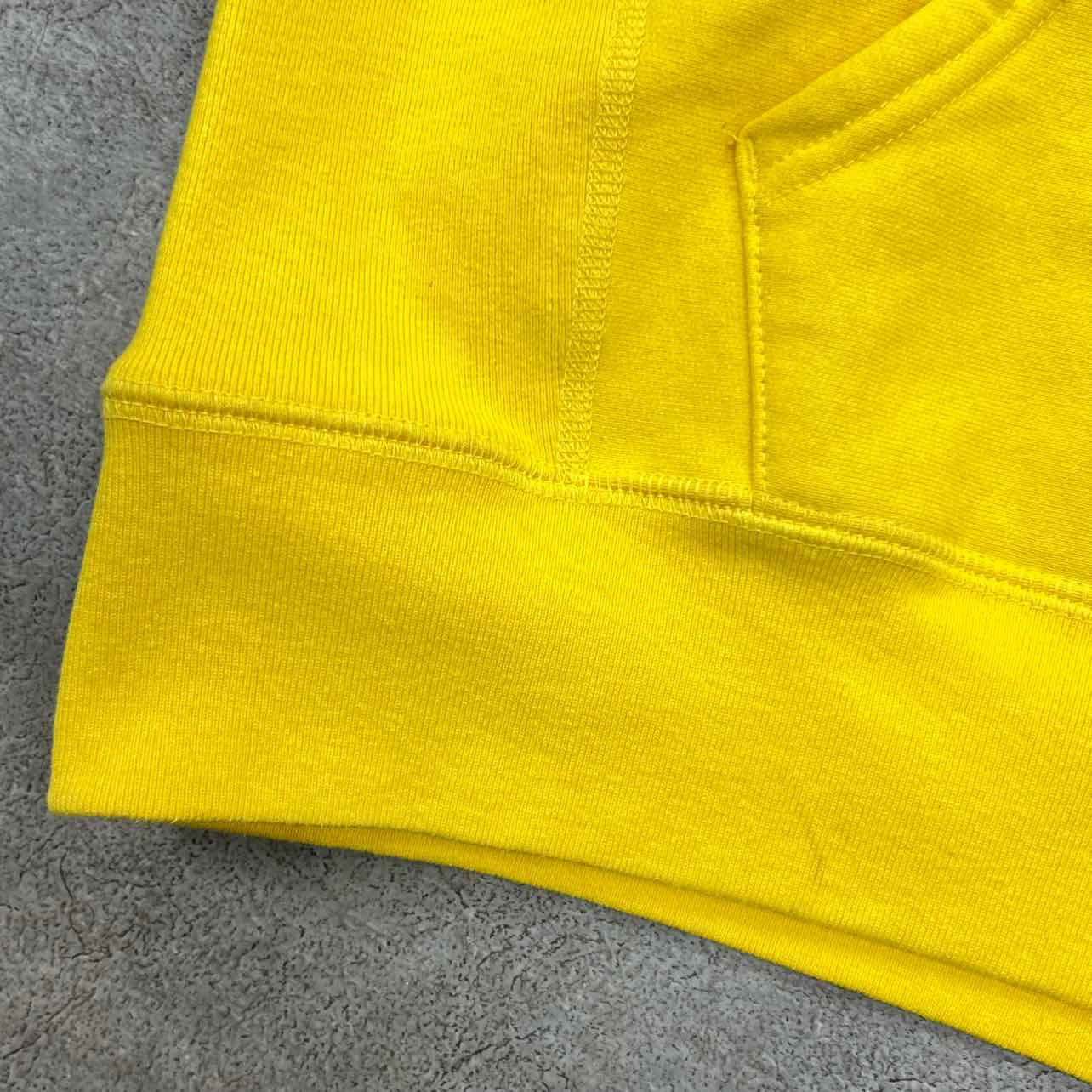 Supreme Hoodie "BANDANA BOX LOGO" Yellow Used Size S