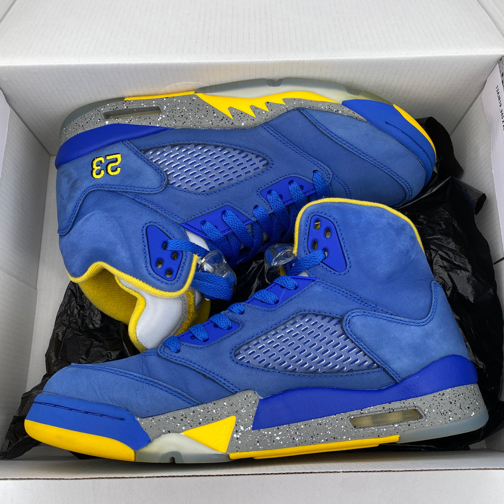 Air Jordan 5 Retro "Laney Varsity Royal" 2019 Used Size 9