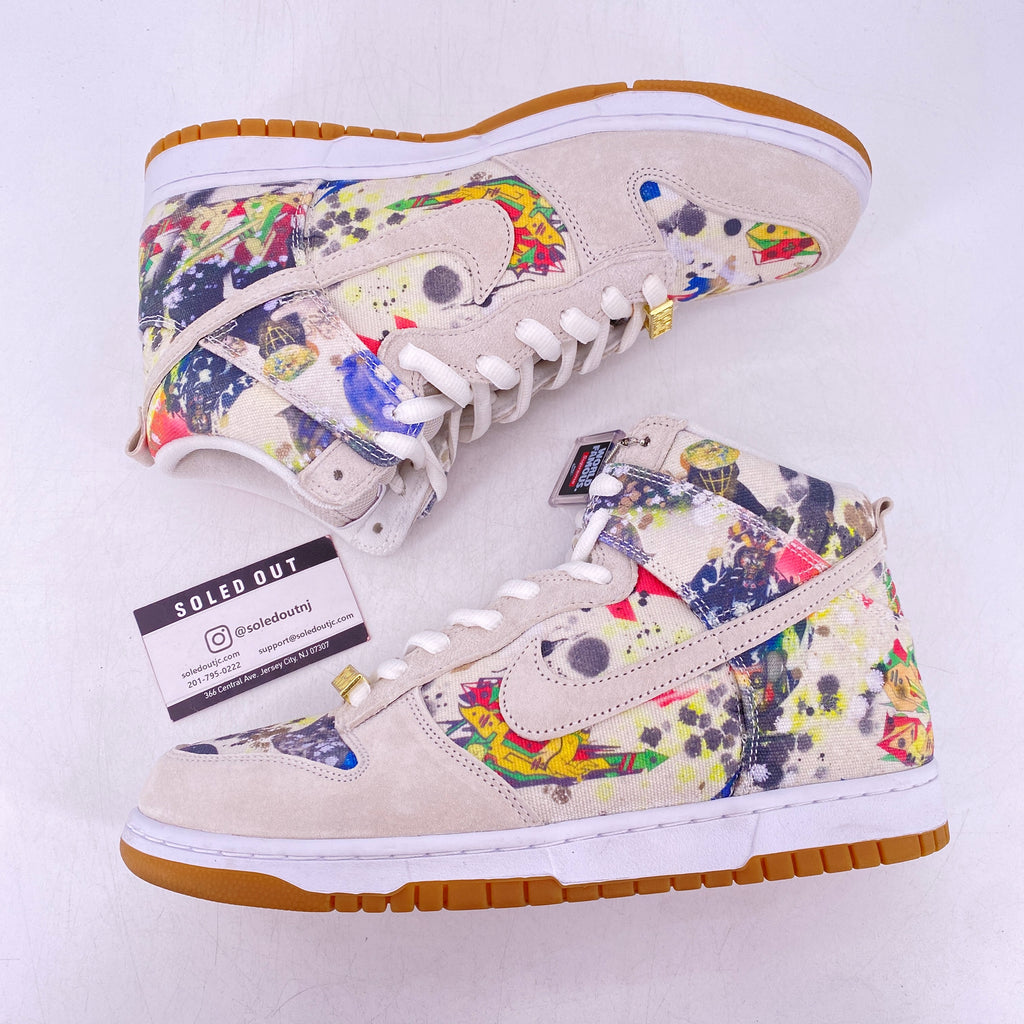 Nike SB Dunk High "Supreme Rammellzee" 2023 Used Size 10.5