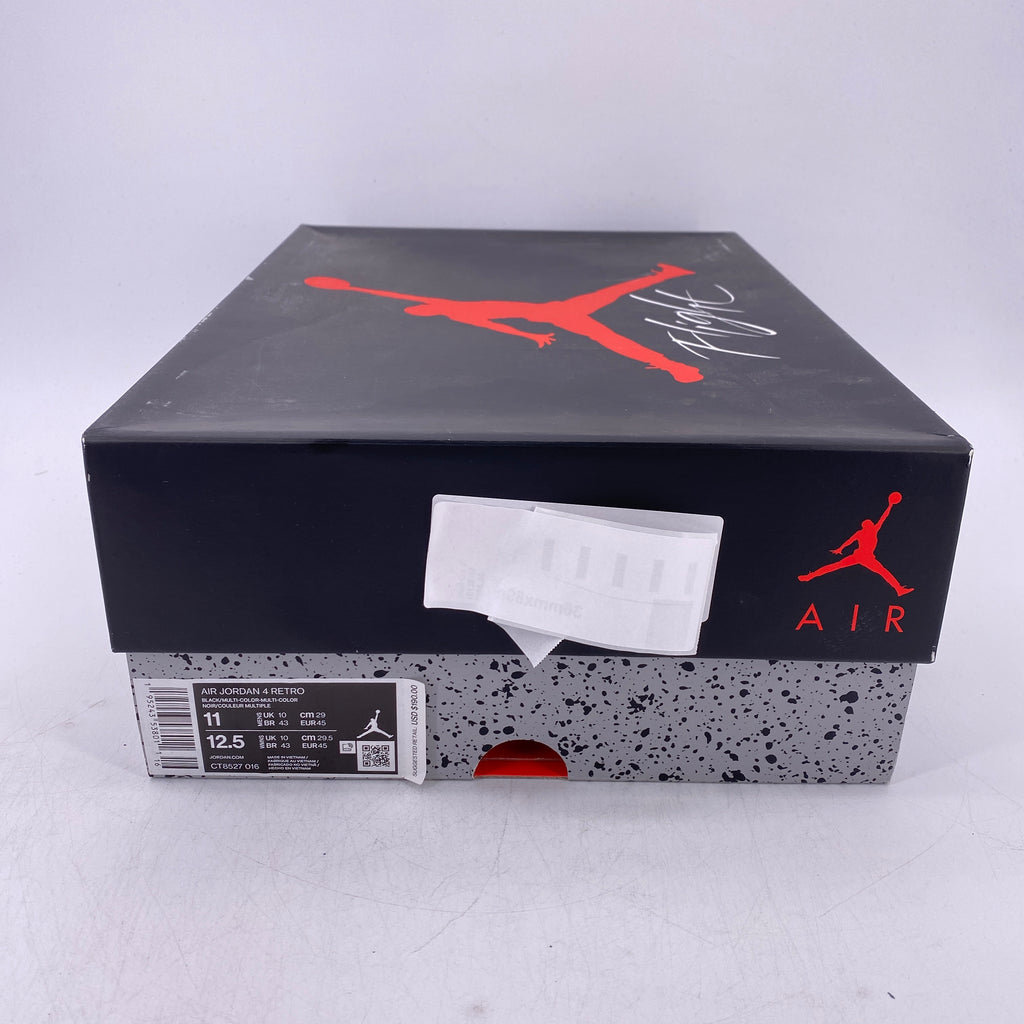 Air Jordan 4 Retro "Red Thunder" 2022 New Size 11