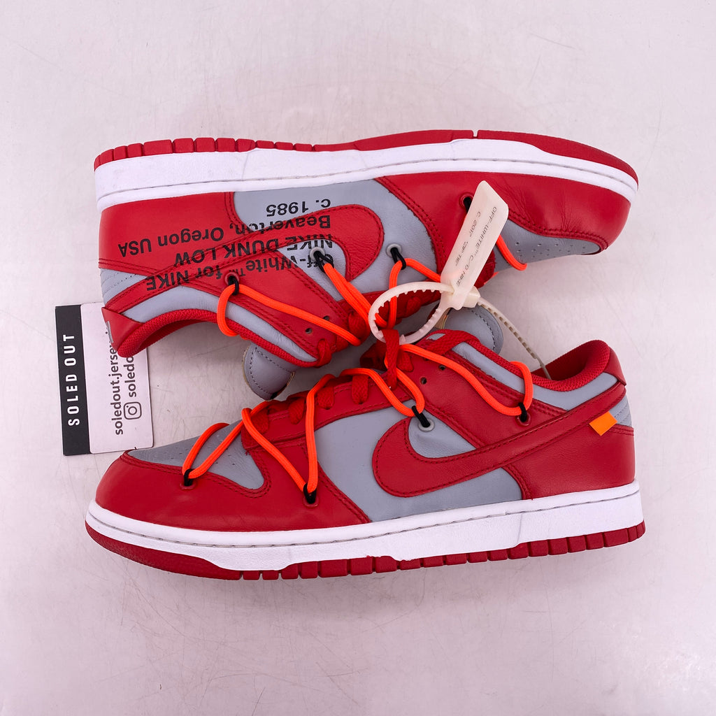 Nike Dunk Low LTHR "Ow University Red" 2019 Used Size 9.5