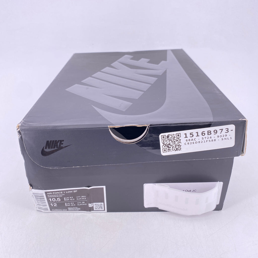 Nike Air Force 1 Low "Supreme Black White" 2025 New Size 10.5