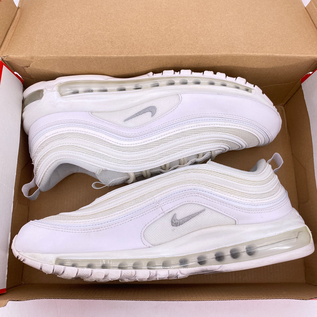 Nike Air Max 97 "Triple White" 2017 Used Size 10.5