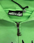 Hellstar Zip Up "GRAFFITI" Green New Size L