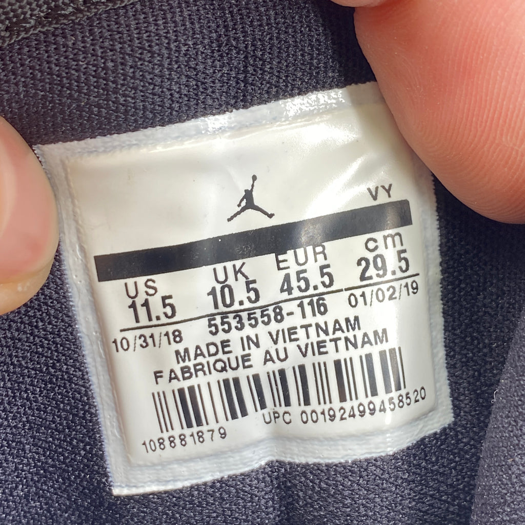 Air Jordan 1 Low "Black Toe" 2019 Used Size 11.5