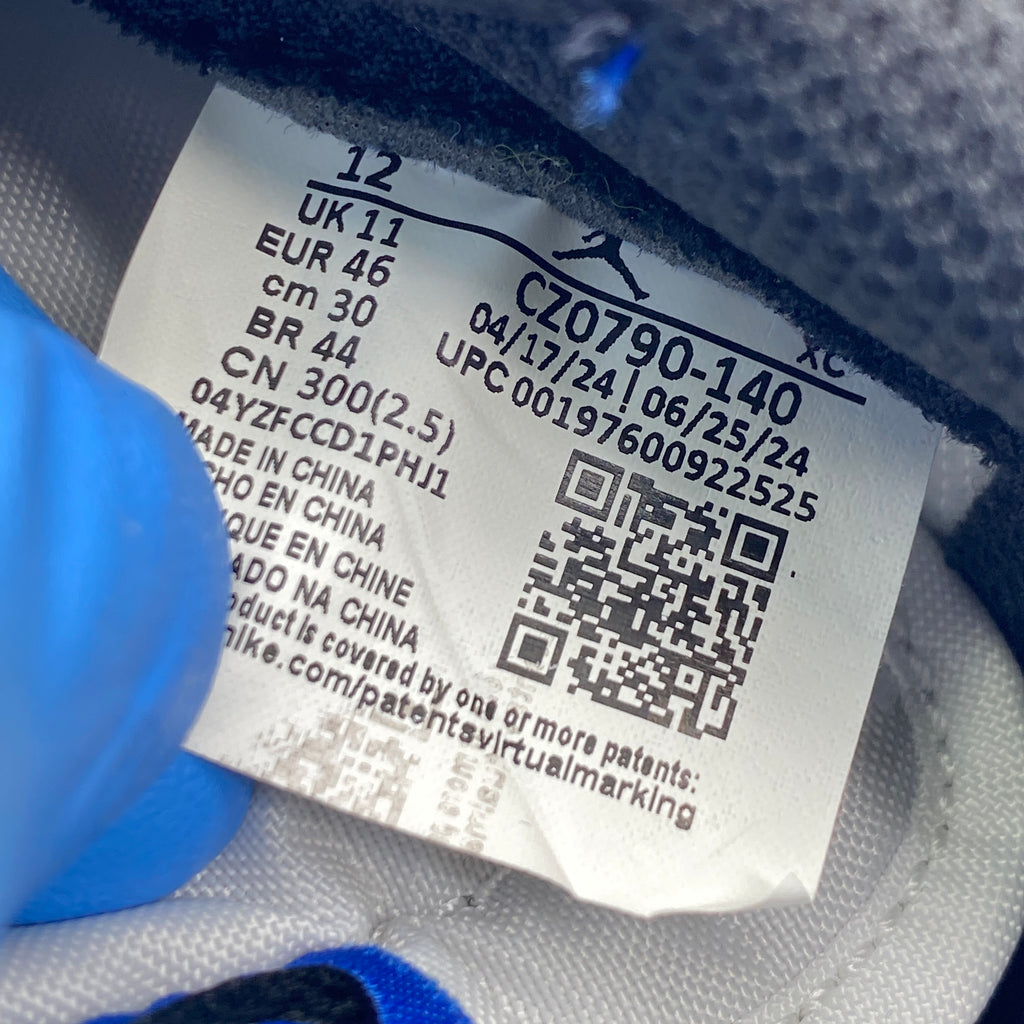 Air Jordan 1 Retro Low "Game Royal" 2024 New Size 12