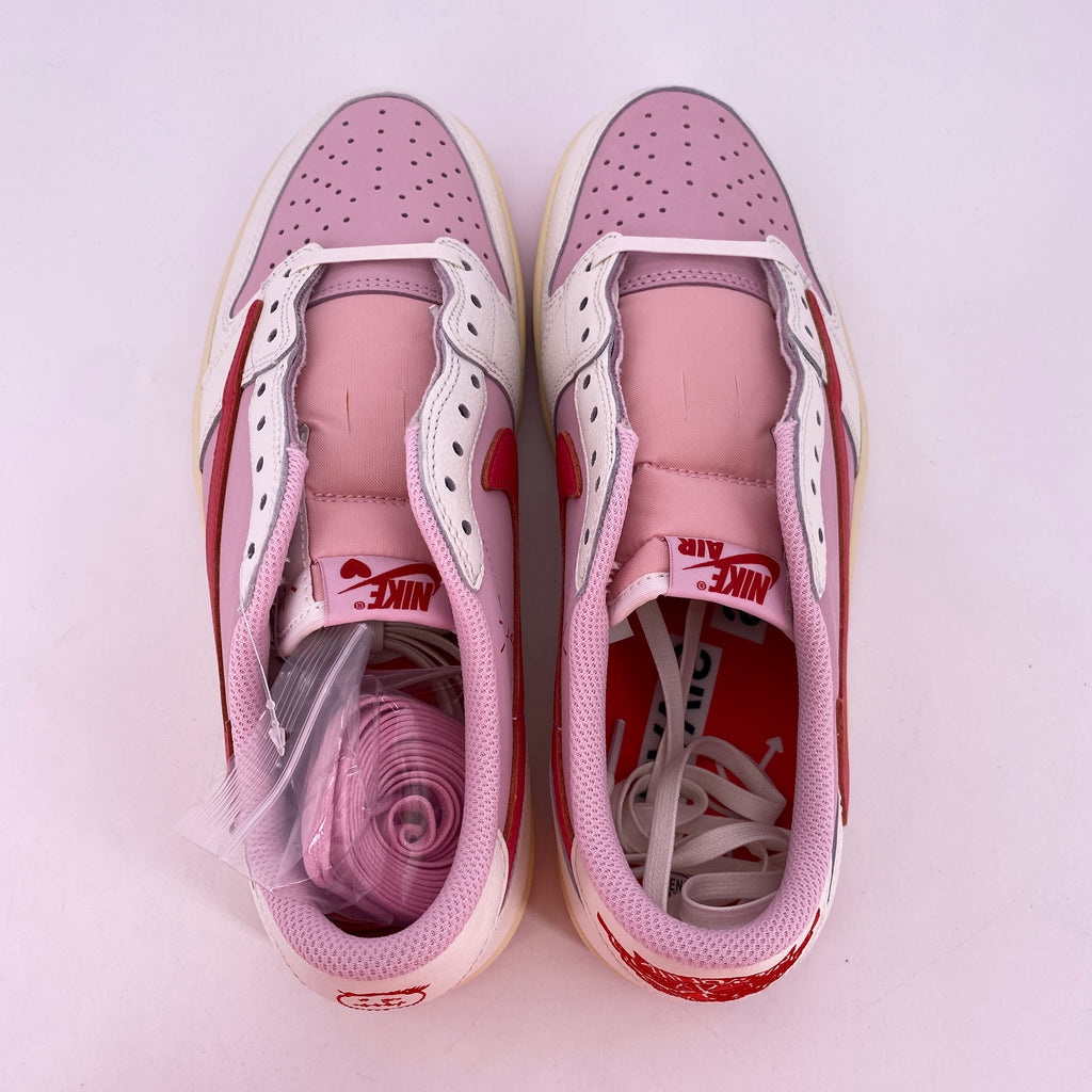 Air Jordan 1 Retro Low "Travis Scott Sail Tropical Pink" 2026 New Size 10