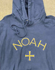 NOAH Hoodie "CHEETAH" Navy Used Size XL