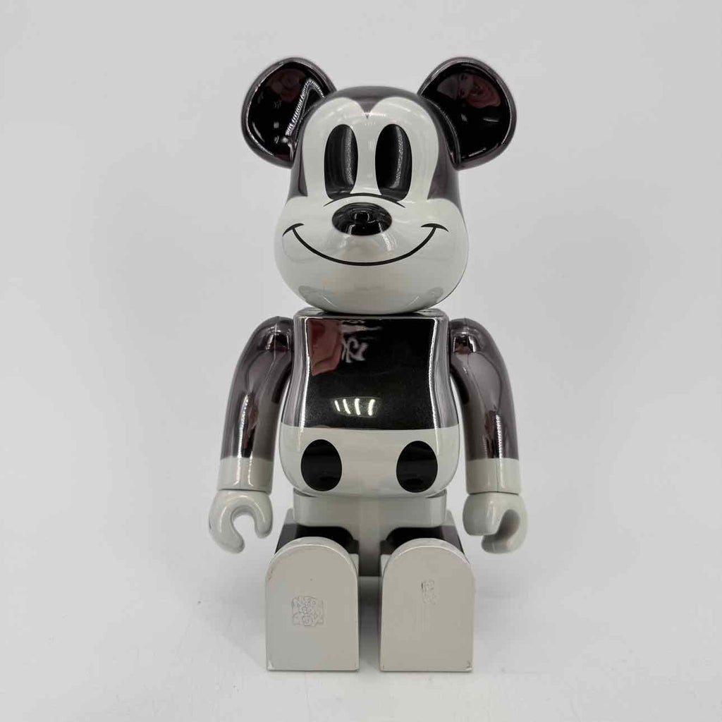 Bearbrick Figure "DISNEY FRAGMENT" Used Silver Size 100%/400%