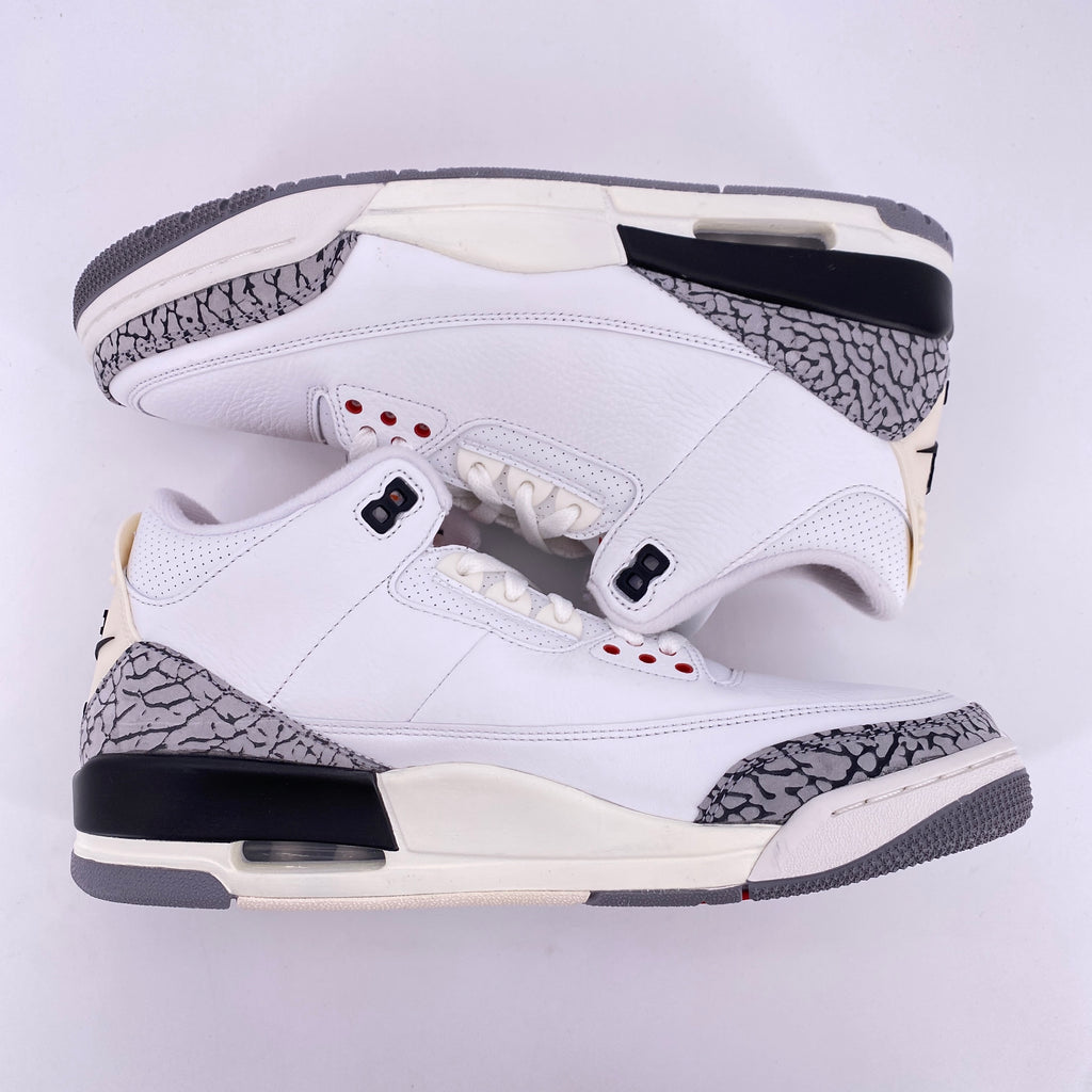 Air Jordan 3 Retro "White Cement Reimagined" 2023 New Size 10.5