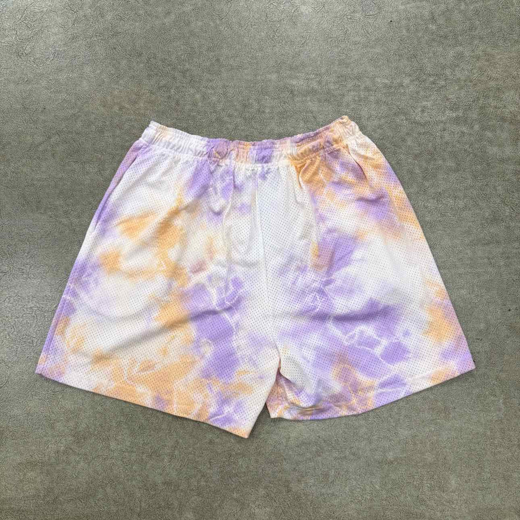 Eric Emanuel Mesh Shorts "TIE DYE" Purple New Size 2XL
