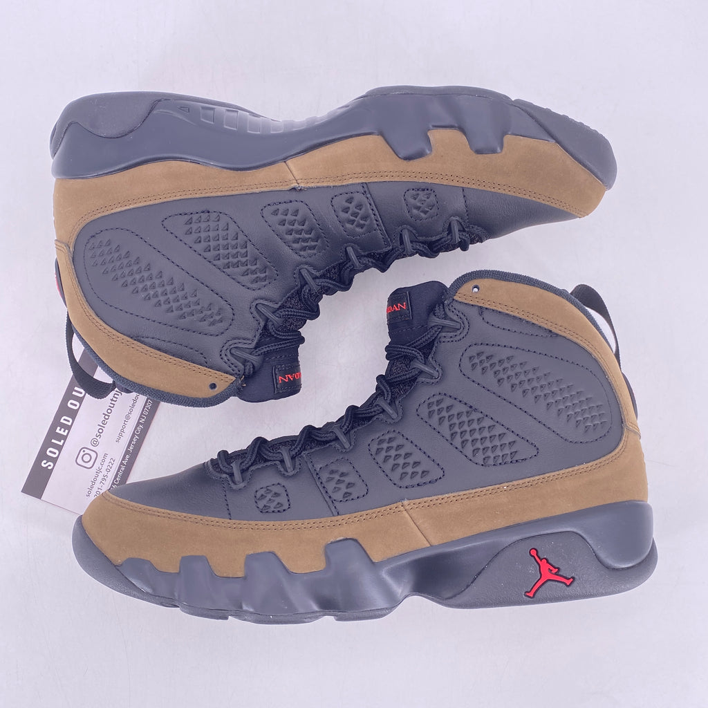 Air Jordan 9 Retro "Olive" 2024 New Size 8.5