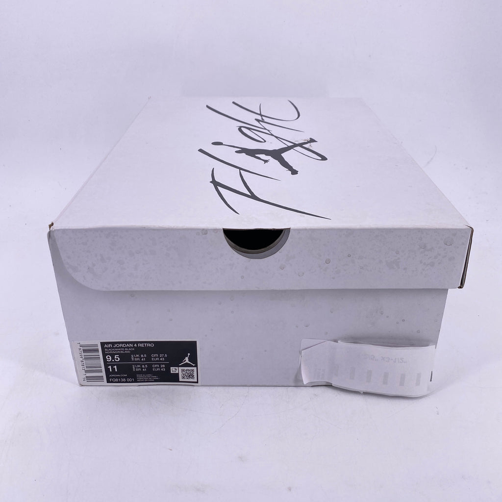 Air Jordan 4 Retro "White Thunder" 2024 Used Size 9.5