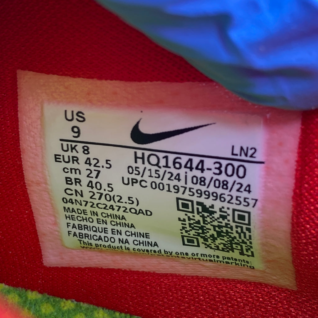 Nike Vapor Edge Kobe 6 SE "Grinch Mismatch" 2024 New Size 9