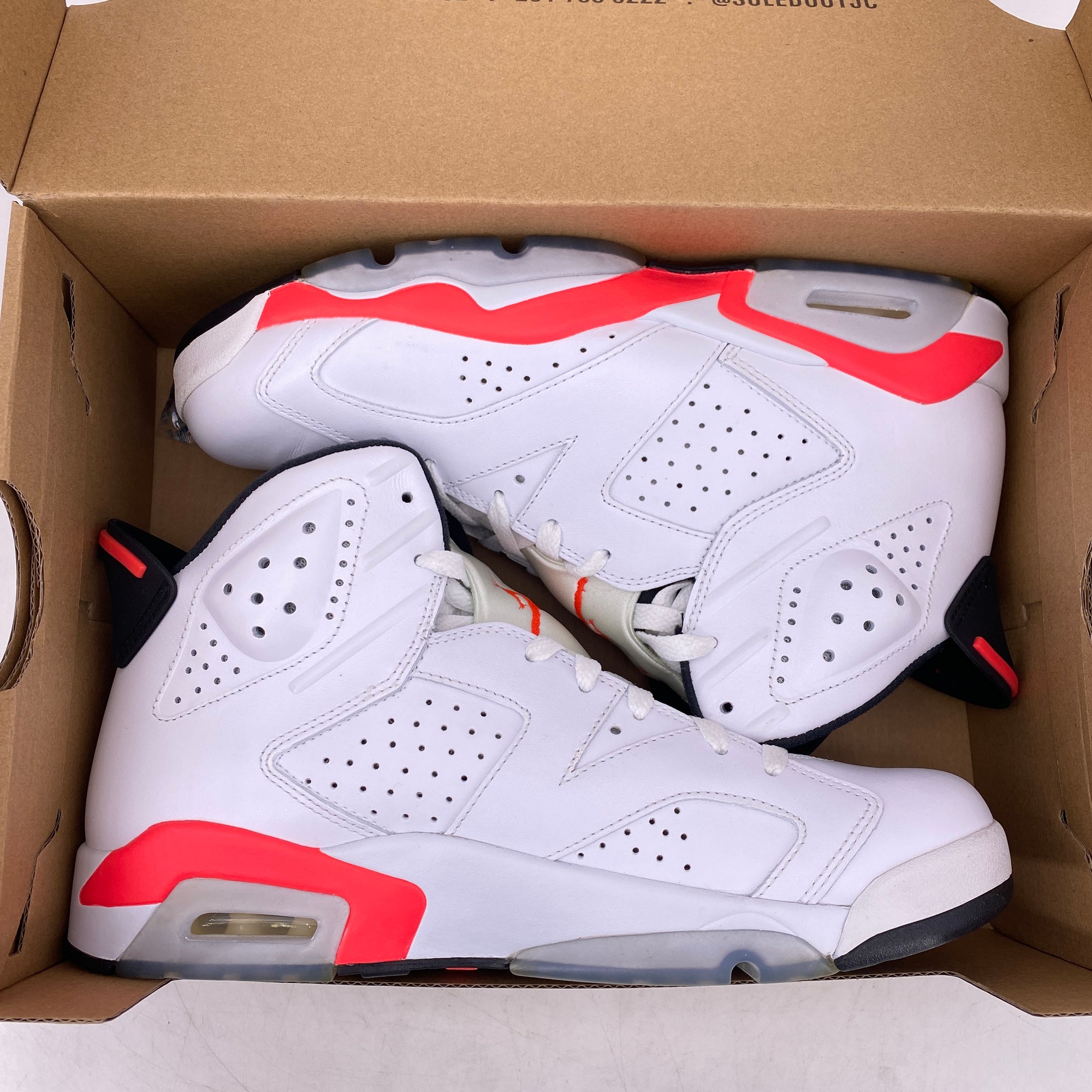 Air Jordan 6 Retro &quot;Infrared White&quot; 2014 Used Size 10