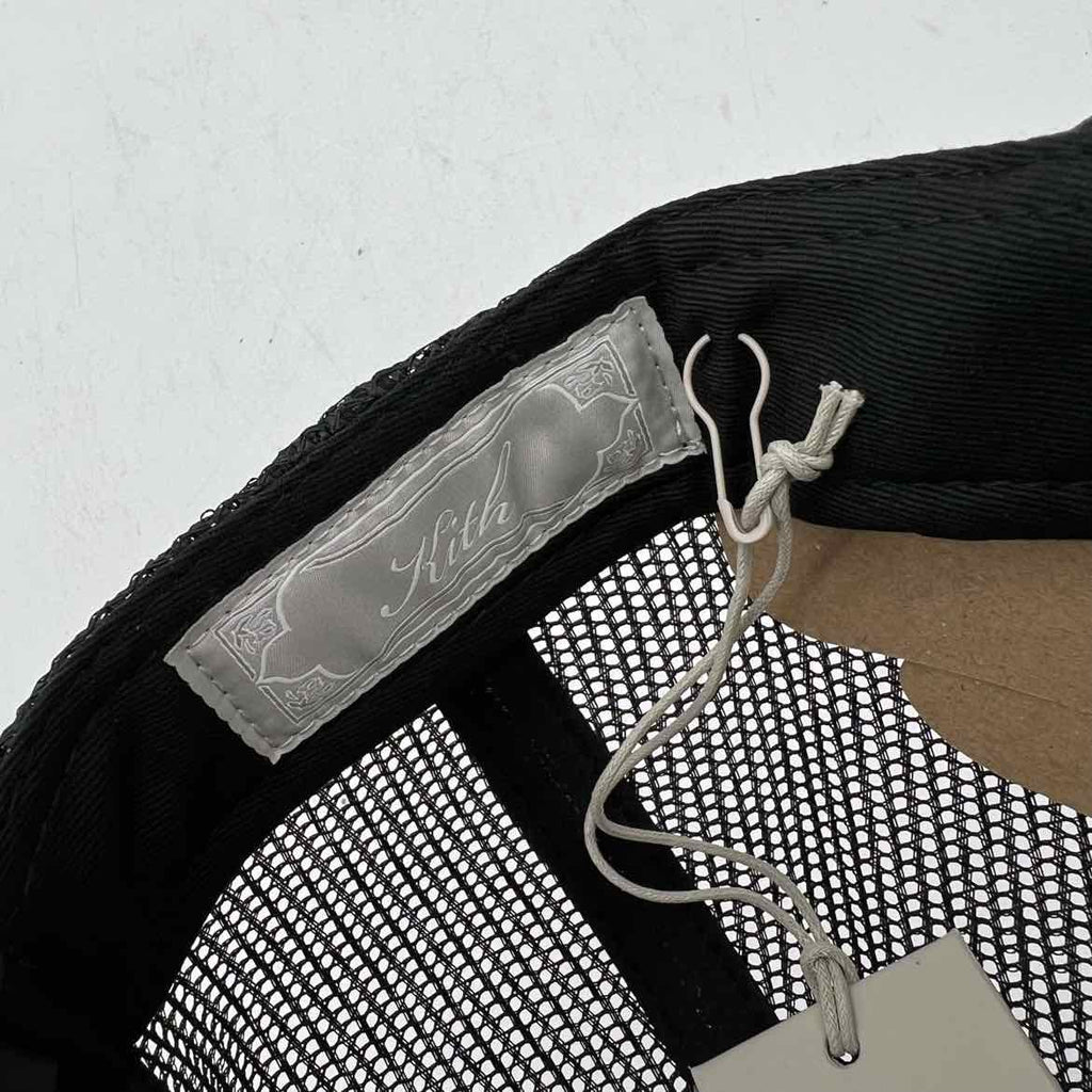 Kith Trucker Hat "MIAMI NOLAN" New Black Size OS