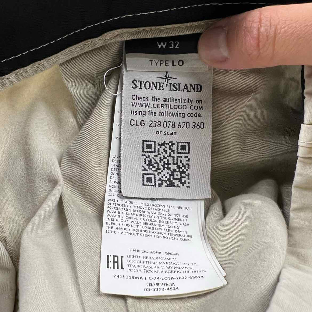 Stone Island Pant "PATCH" Beige Used Size 32
