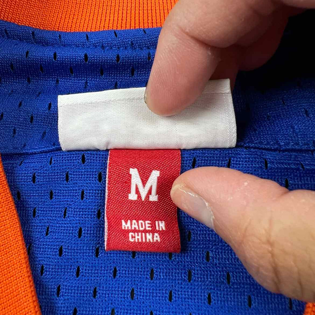 Mitchell & Ness Warmup Jersey "KNICKS" Blue Used Size M