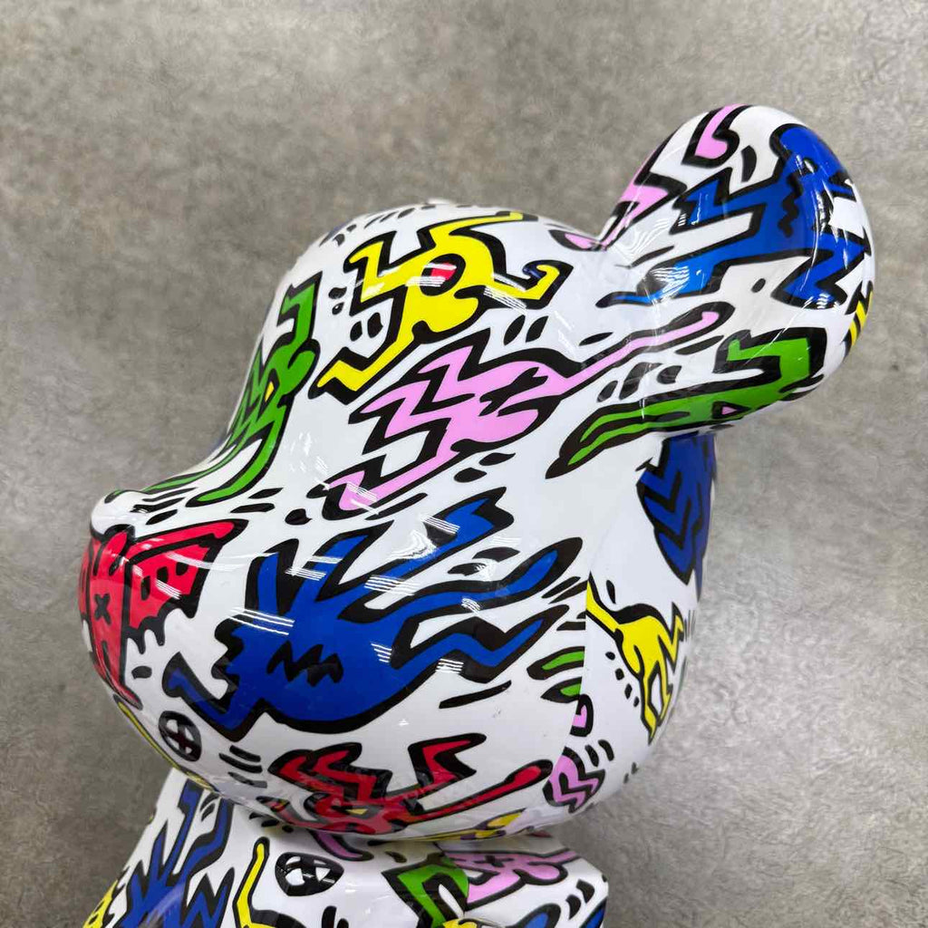 Bearbrick Figure "KEITH HARING #9" Used Multi-Color Size 1000%