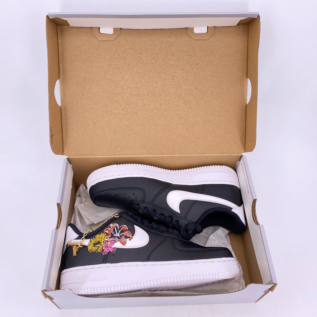 Nike (W) Air Force 1 Low "All Flowers Black" 2026 New Size 6.5W