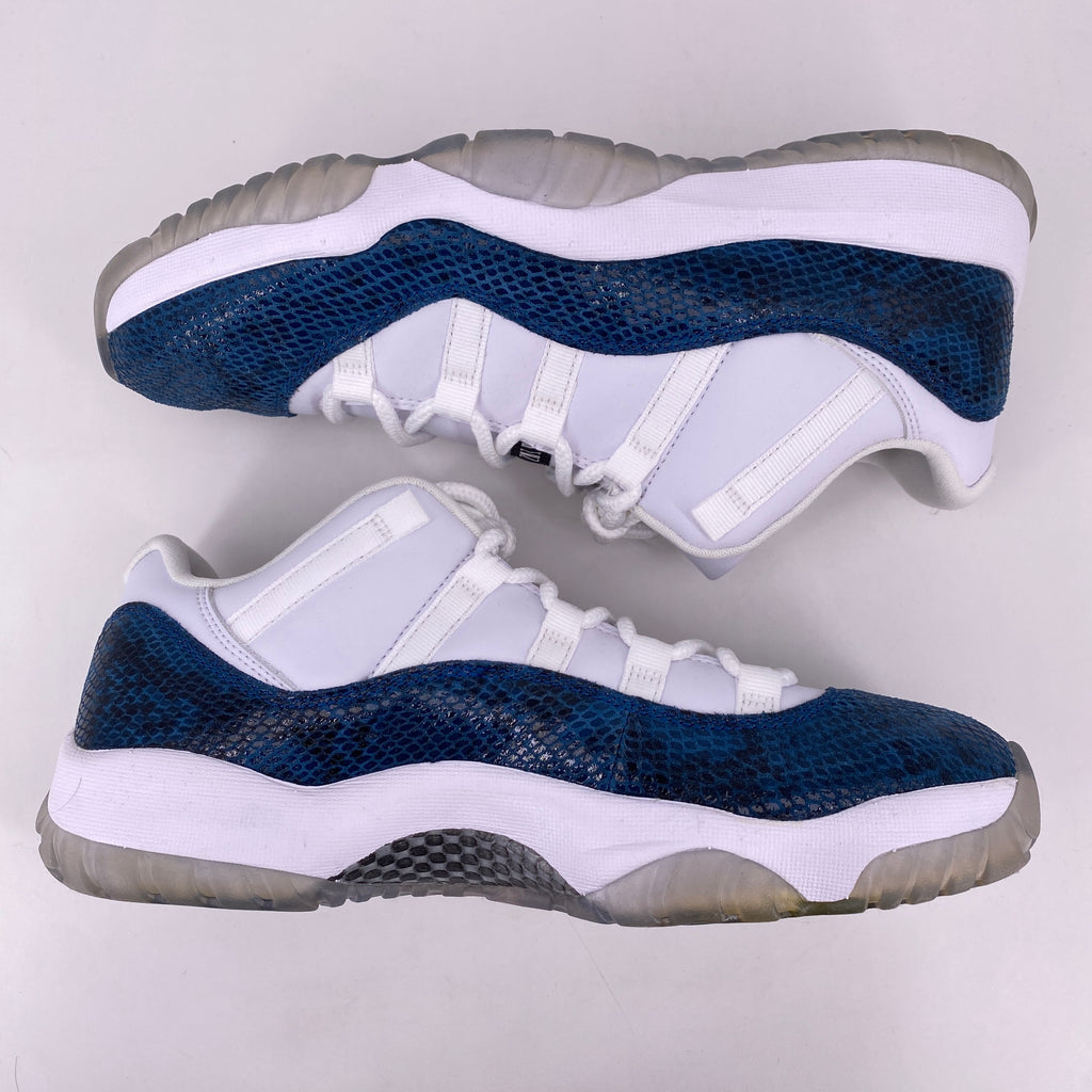 Air Jordan 11 Retro Low LE "Snake Navy" 2019 New Size 10