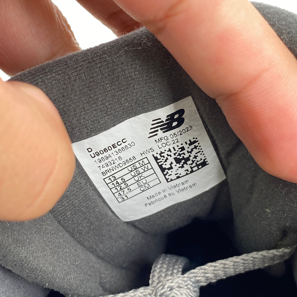 New Balance 9060 "Castlerock" 2023 Used Size 13