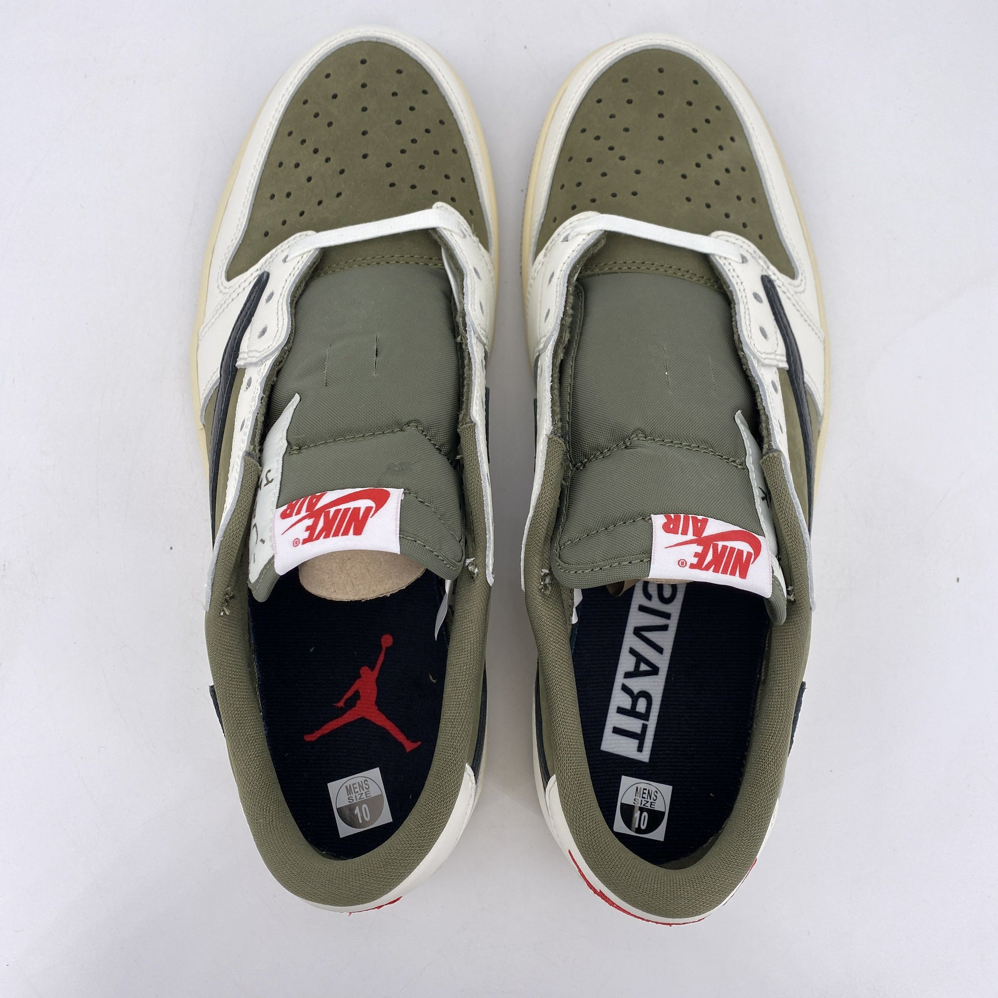 Air Jordan 1 Low OG SP &quot;Travis Scott Medium Olive&quot; 2024 New Size 10