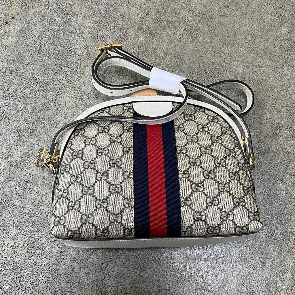 Gucci Shoulder Bag "OPHIDIA SUPREME" New Beige Size S