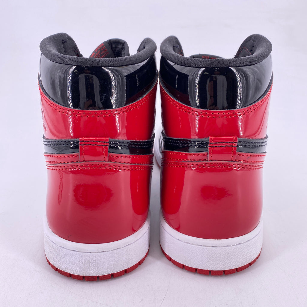 Air Jordan 1 Retro High OG "Patent Bred" 2021 Used Size 9.5
