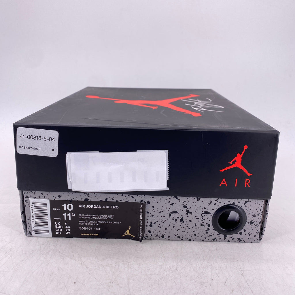Air Jordan 4 Retro "Bred" 2019 New Size 10