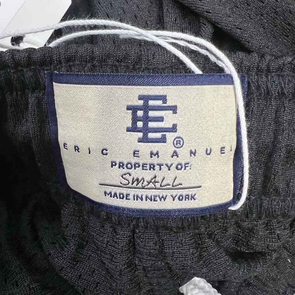 Eric Emanuel Mesh Shorts "BLACK" Black New Size S