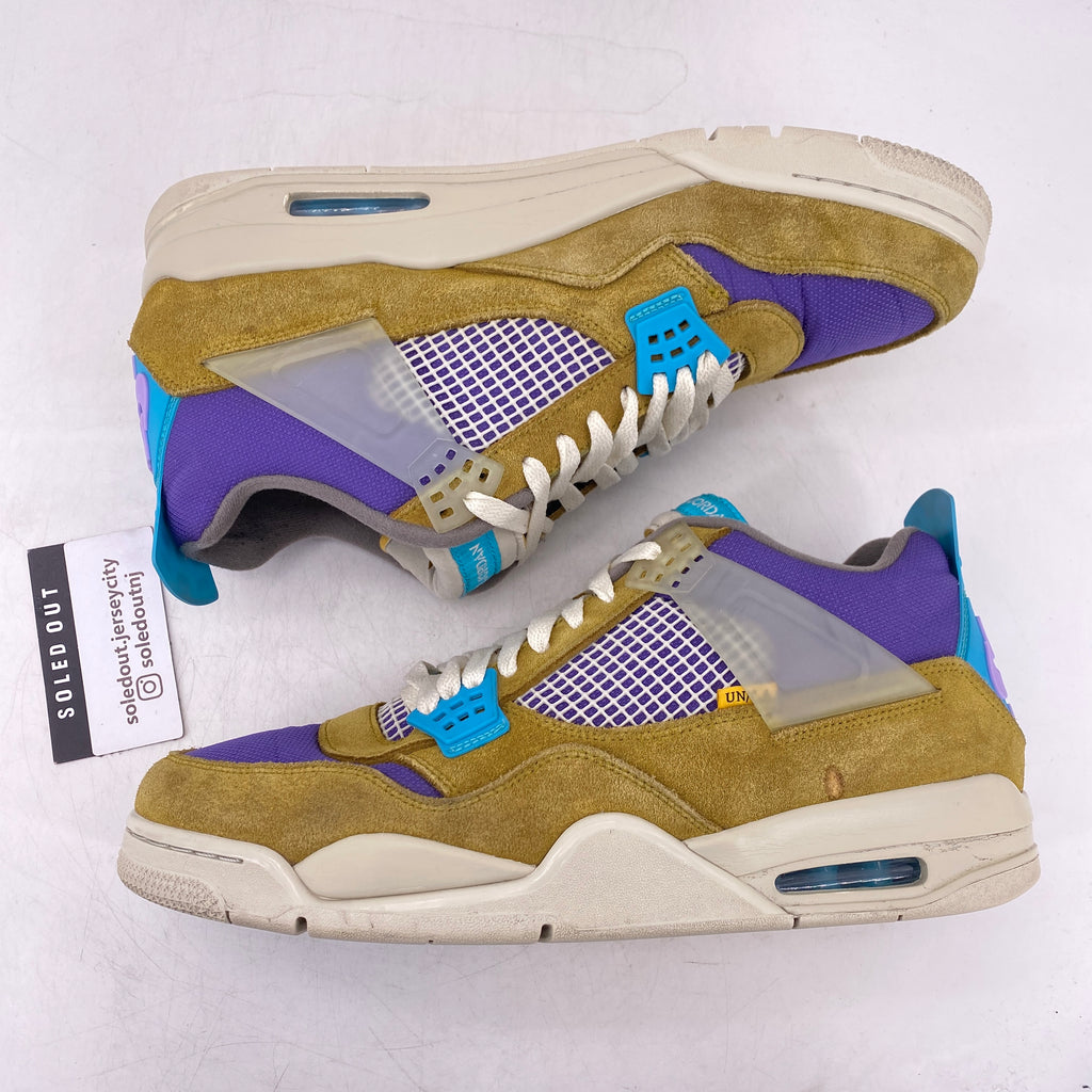 Air Jordan 4 Retro "Union Desert Moss" 2021 Used Size 13