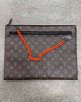 Louis Vuitton Clutch "SOLAR RAY CHAIN" Used Brown Size OS