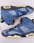 Air Jordan 6 Retro "Washed Denim" 2019 Used Size 10.5