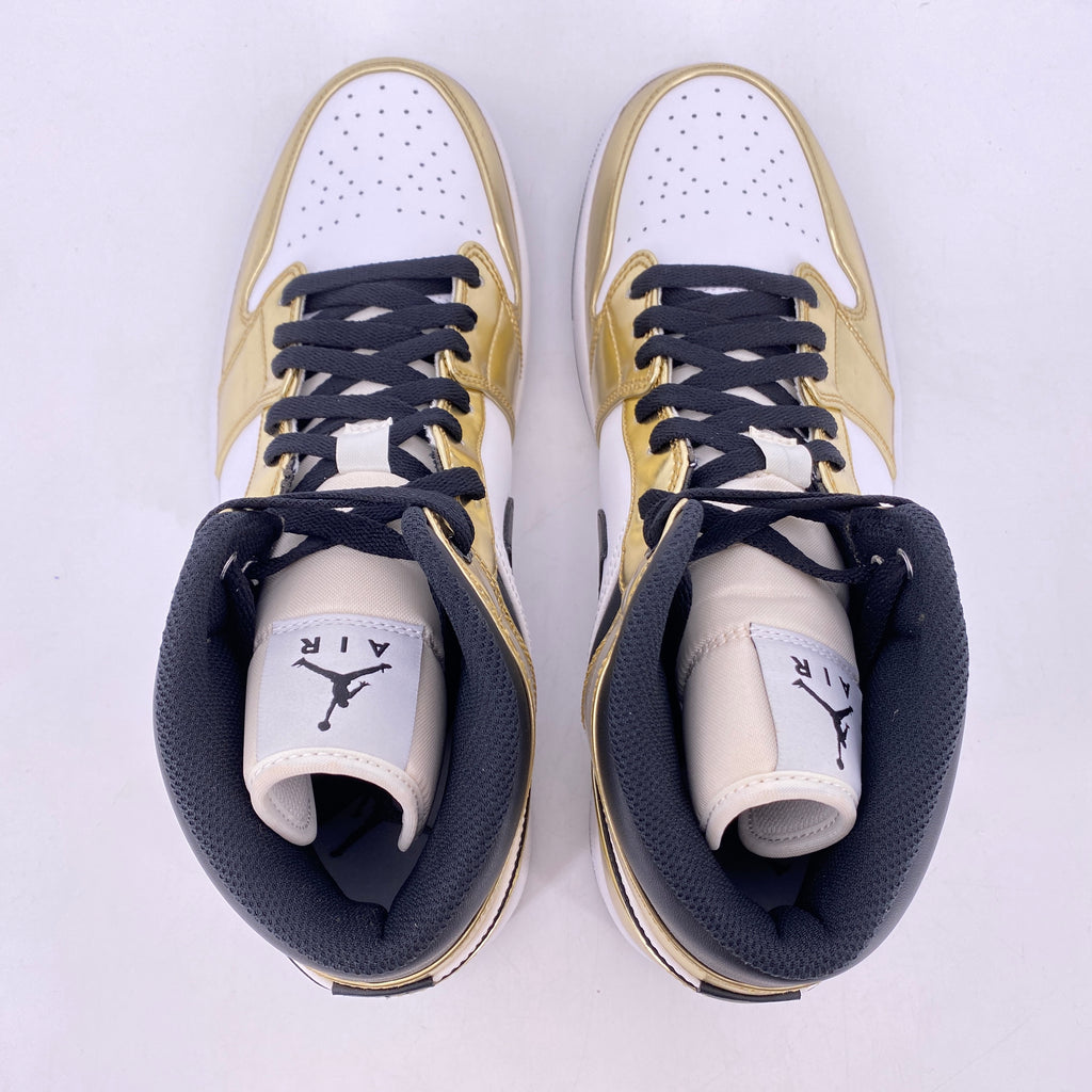 Air Jordan 1 Mid "Metallic Gold" 2020 New Size 11