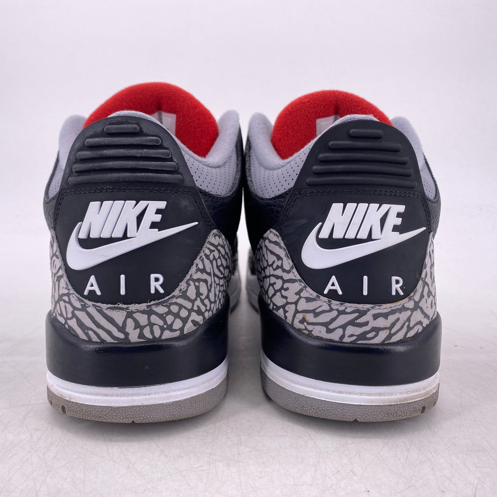 Air Jordan 3 Retro "Black Cement" 2018 Used Size 10.5