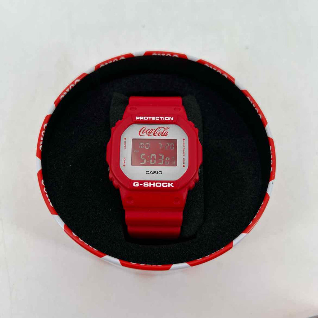 G-Shock Watch "COCA COLA" Used Red Size OS