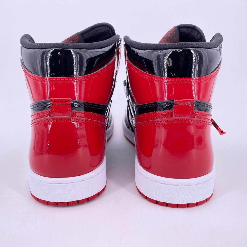 Air Jordan 1 Retro High OG "Patent Bred" 2021 New Size 10.5