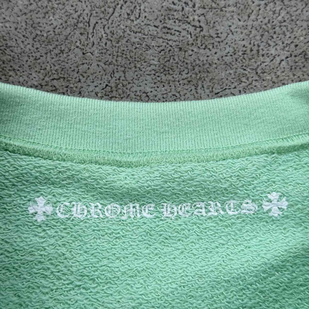 Chrome Hearts Crewneck Sweater "MATTY BOY LUST" Seafoam Used Size L