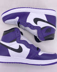 Air Jordan 1 Retro High OG "Court Purple 2.0" 2020 New Size 8.5