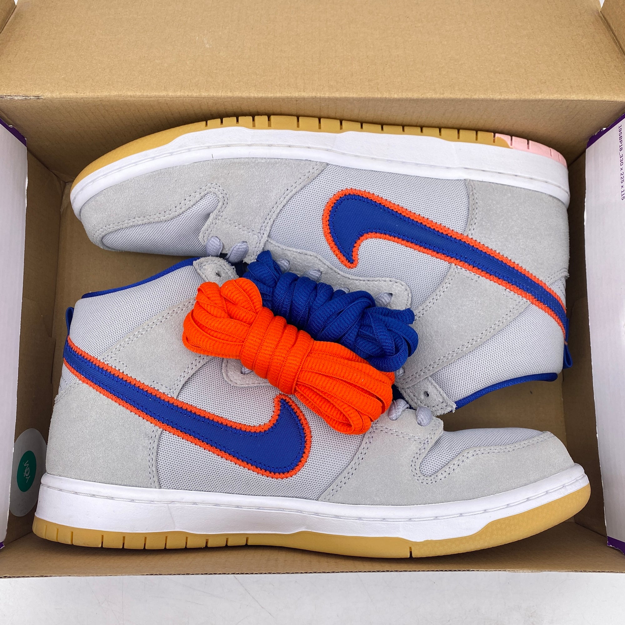 Nike SB Dunk High &quot;Mets&quot; 2022 Used Size 9.5