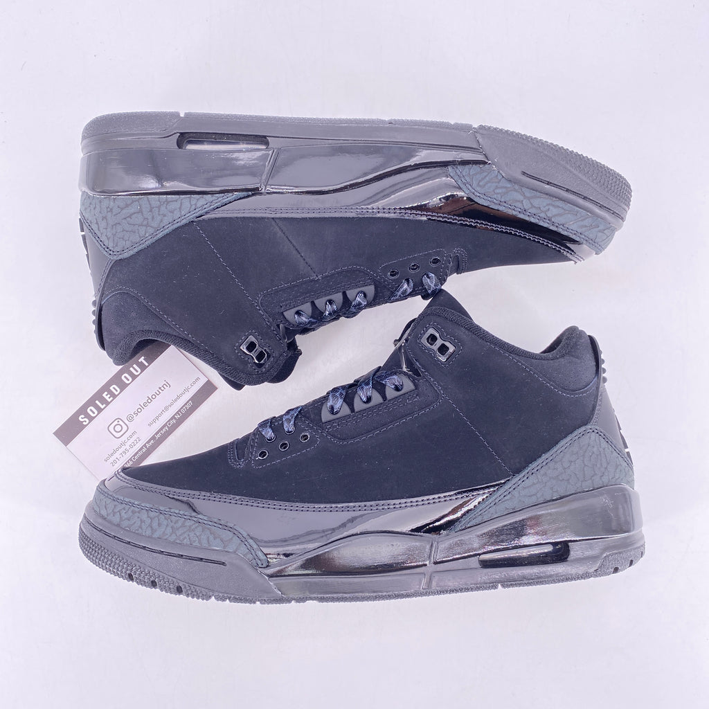 Air Jordan 3 Retro "Black Cat" 2025 New Size 10.5