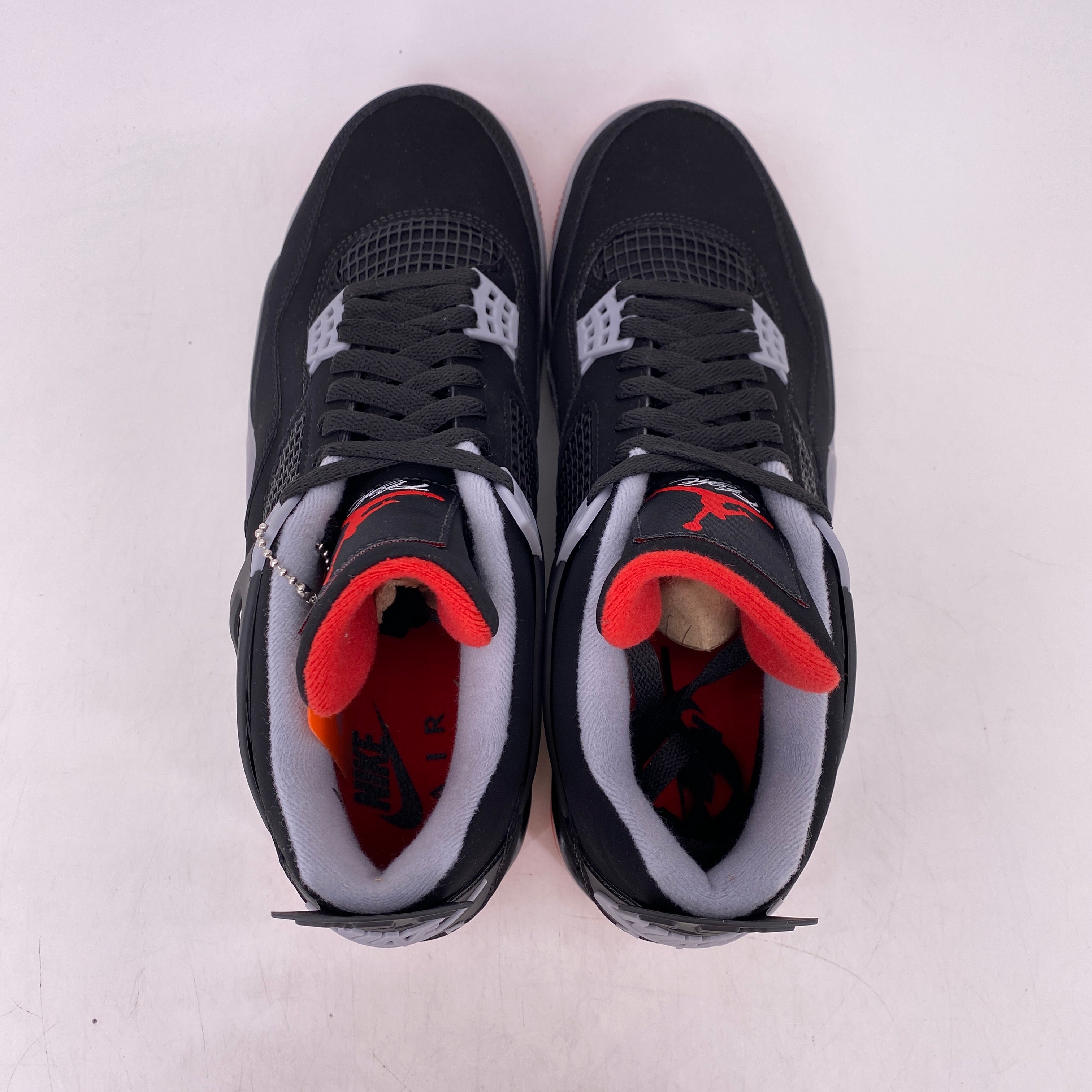 Air Jordan 4 Retro &quot;Bred&quot; 2019 New Size 10.5