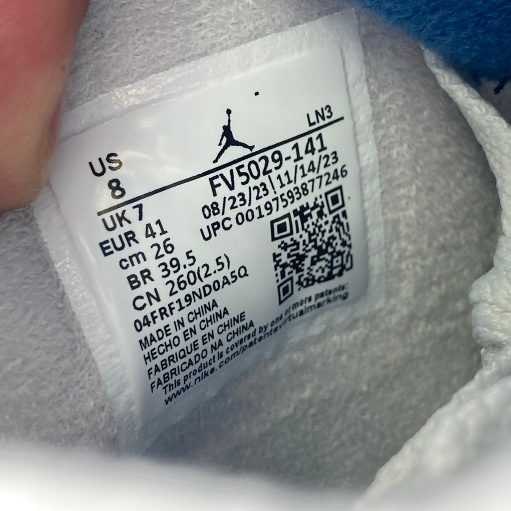 Air Jordan 4 Retro "Military Blue" 2024 New Size 8