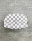 Louis Vuitton Pouch "AZURE" Used White