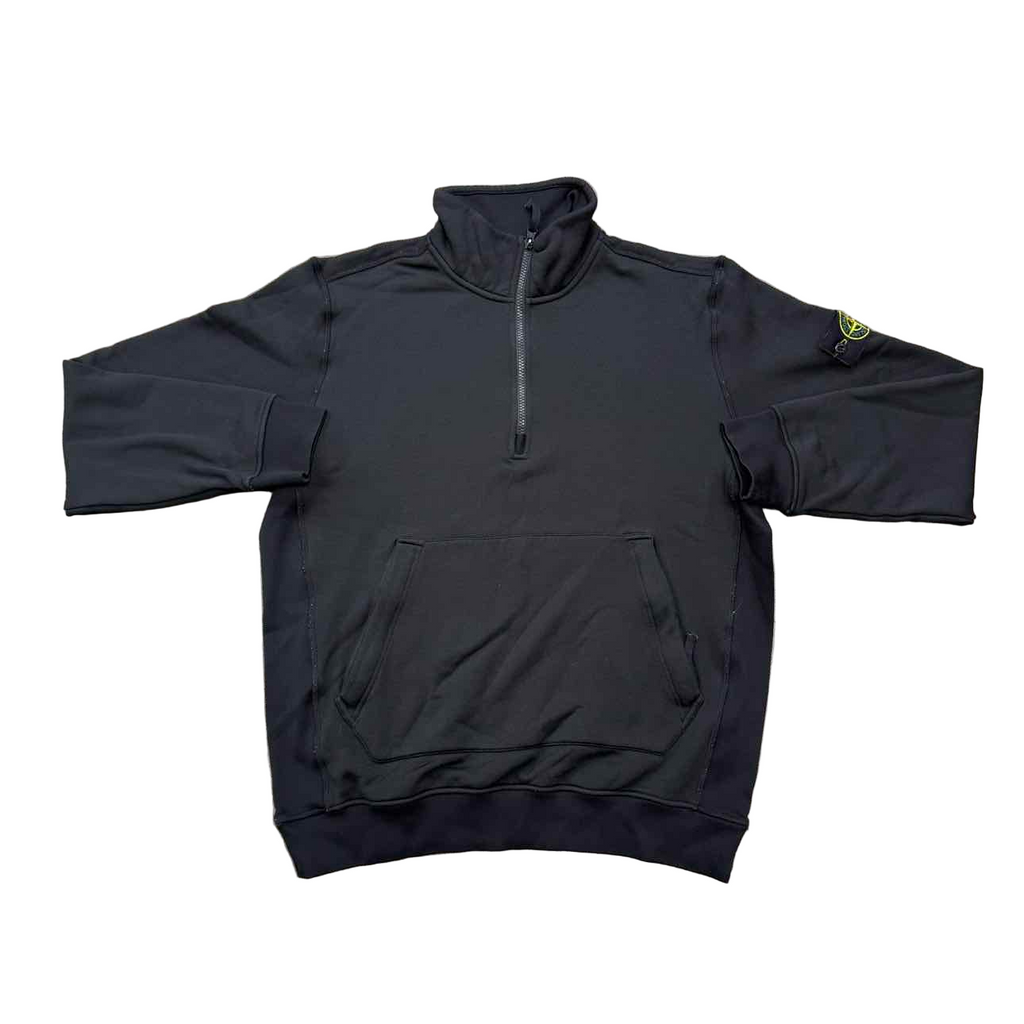 Stone Island Half Zip Pullover "PATCH" Black Used Size XL