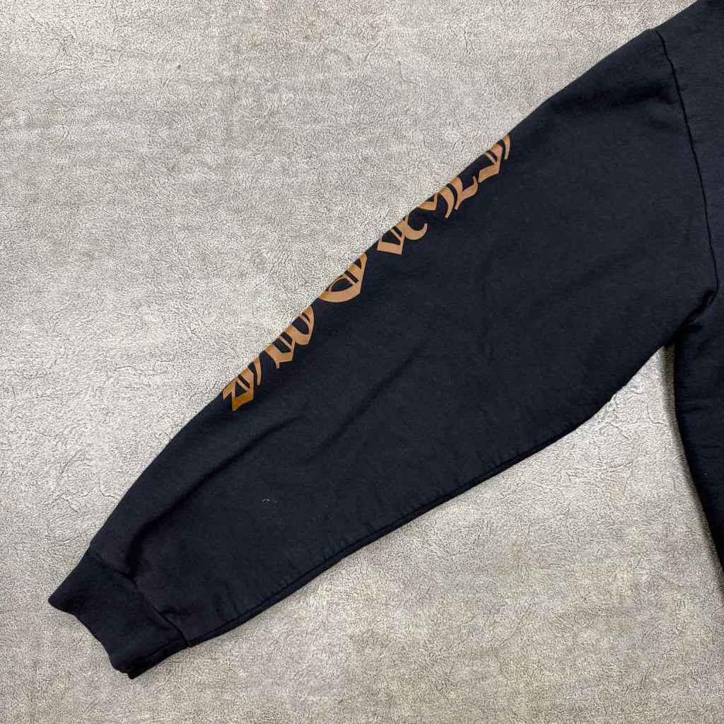 Chrome Hearts Hoodie "VERTICAL LOGO" Brown Used Size XL