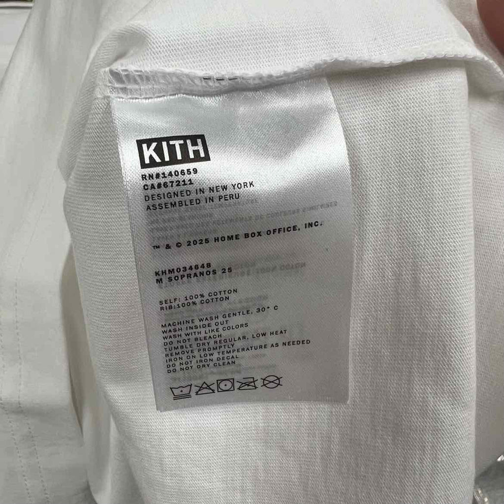 Kith T-Shirt "NUOVO VESUVIO" White New Size XL