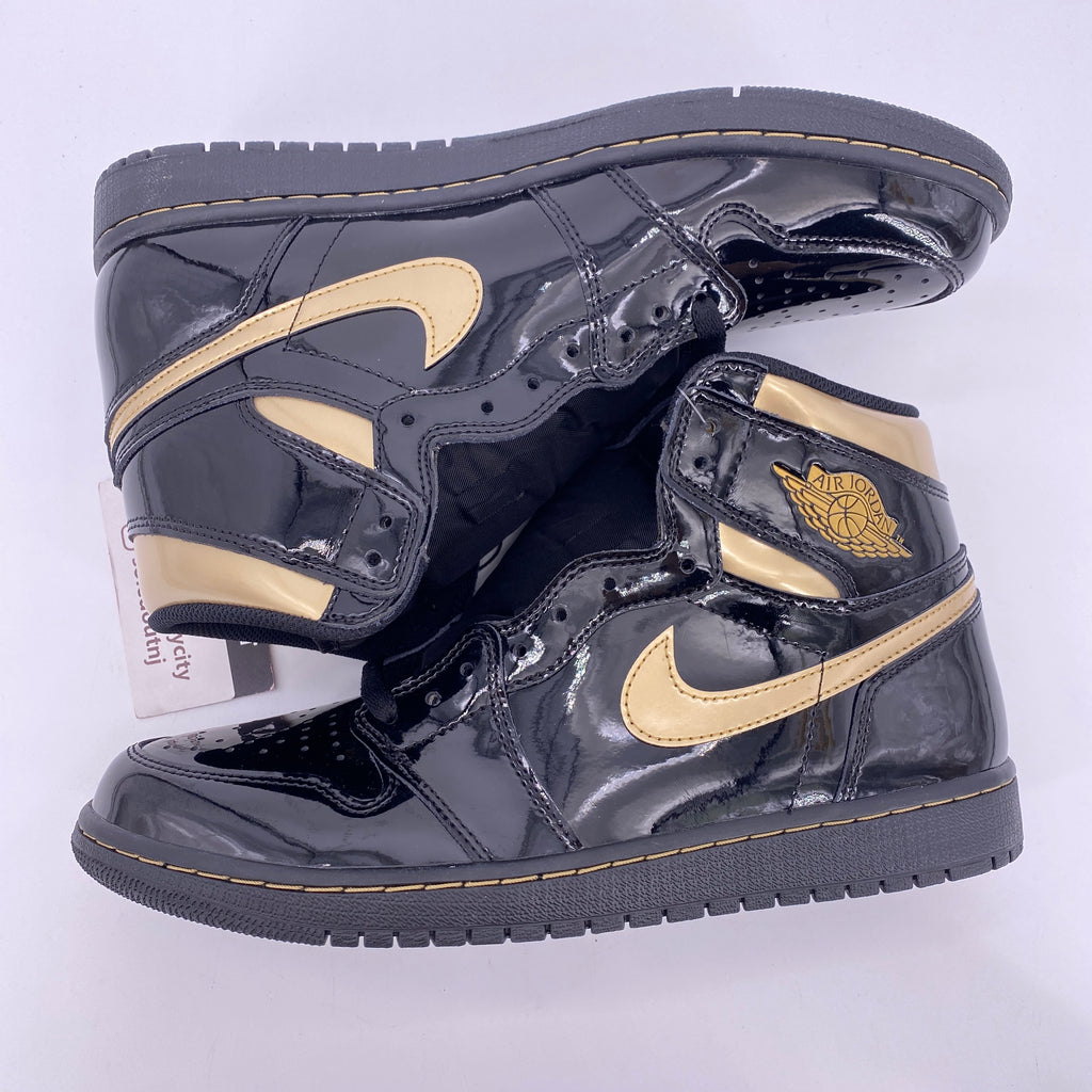 Air Jordan 1 Retro High "Black Metallic Gold" 2020 New Size 10.5